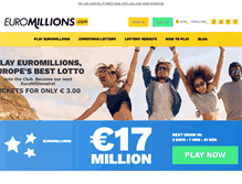 Tablet Screenshot of euromillions.com